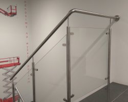 Balustrady szklane