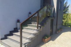 Balustrady szklane
