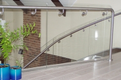 Balustrady szklane